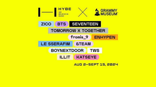 The Grammy Museum will host a “HYBE Exhibit,” but NewJeans will be absent
