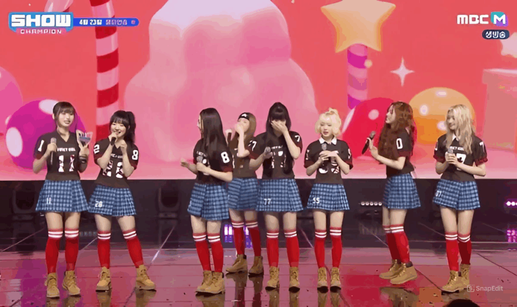 UNIS Celebrates First-Ever Win on MBC M’s “Show Champion”